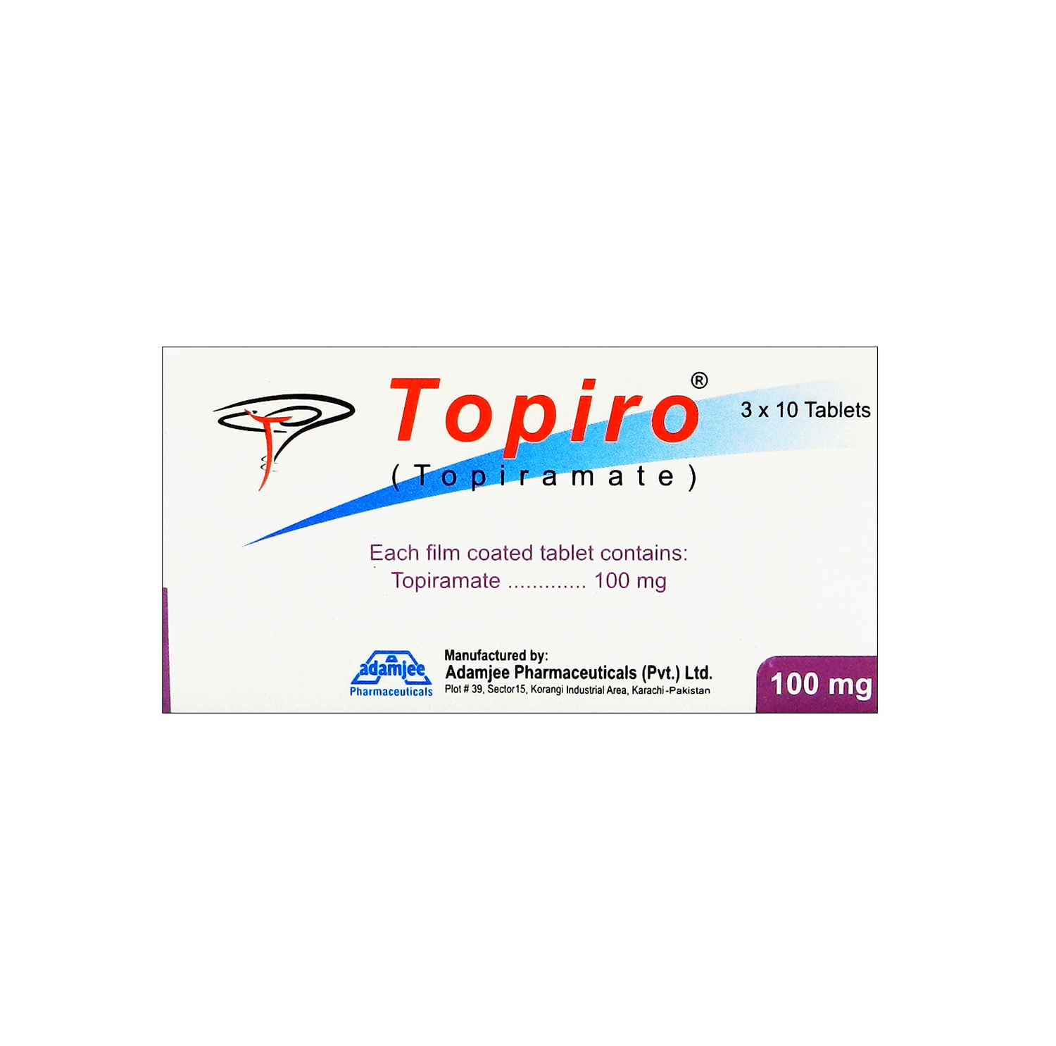 TOPIRO 100MG TABLET