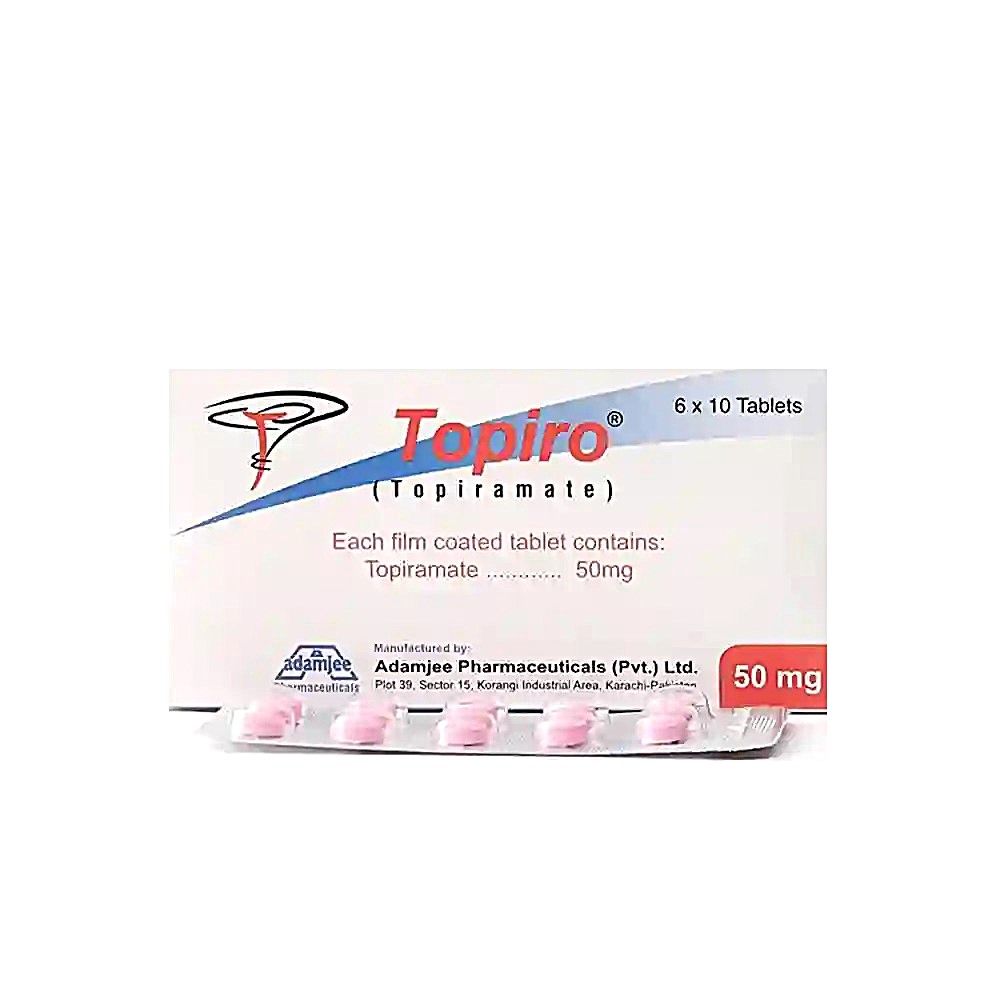 TOPIRO 50 MG TABLET