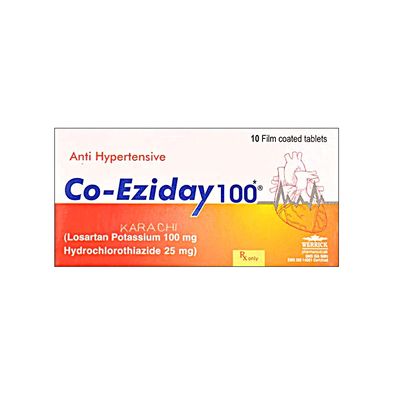 CO EZIDAY 100/25 MG TABLET