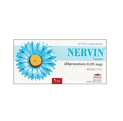 NERVIN 0.25 MG TABLET