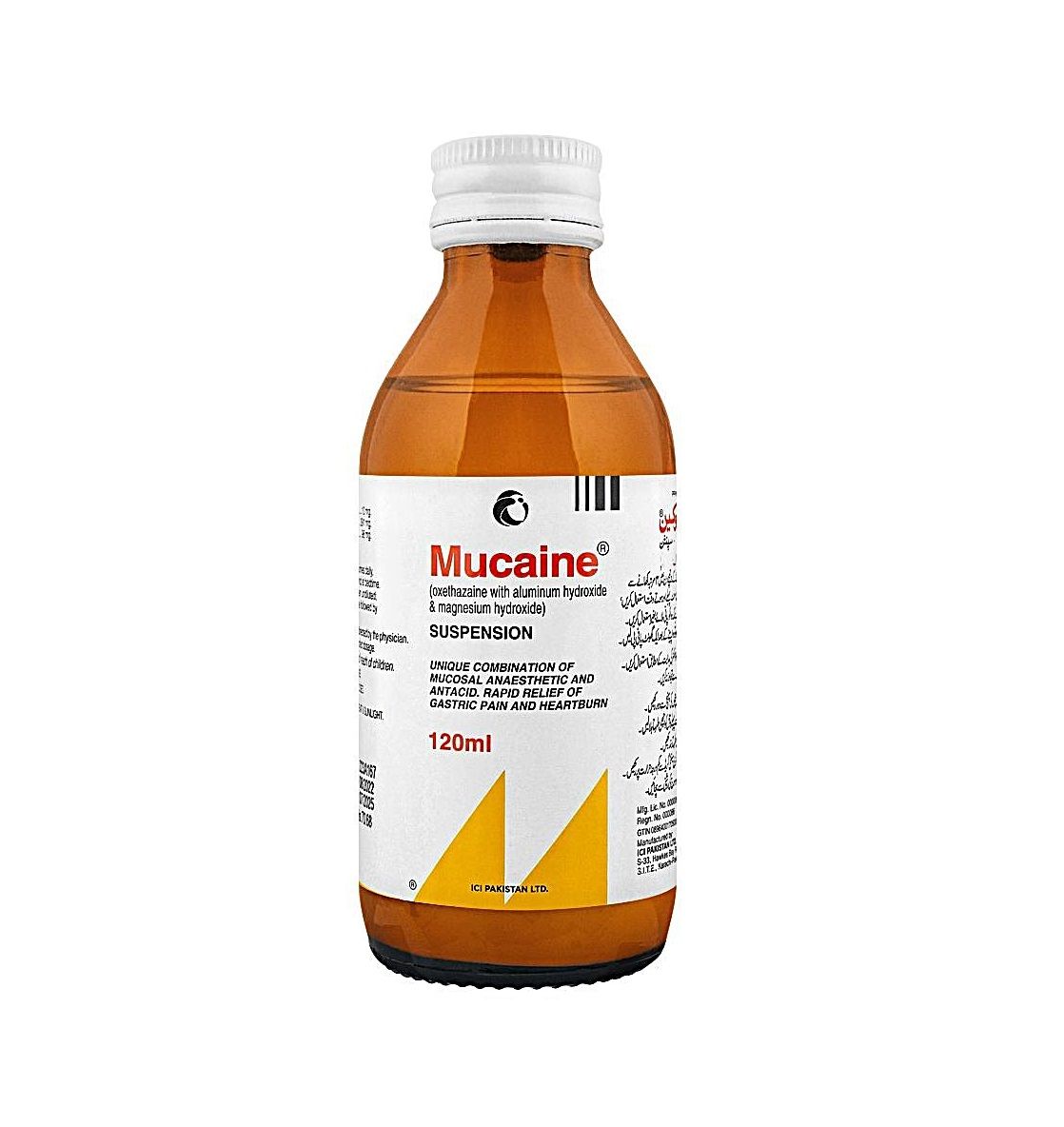 MUCAINE  120ML SYRUP