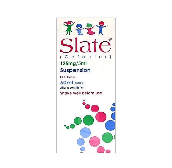 SLATE SYRUP 250 MG 60 ML