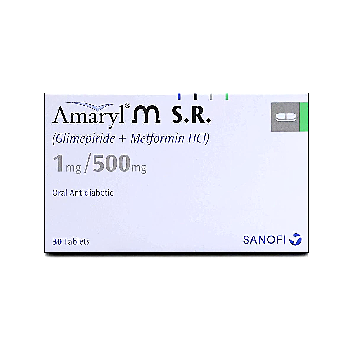 AMARYL M TABLET SR 1/500 MG