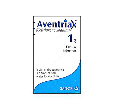 AVENTRIAX INJECTION IV 1 GRAM