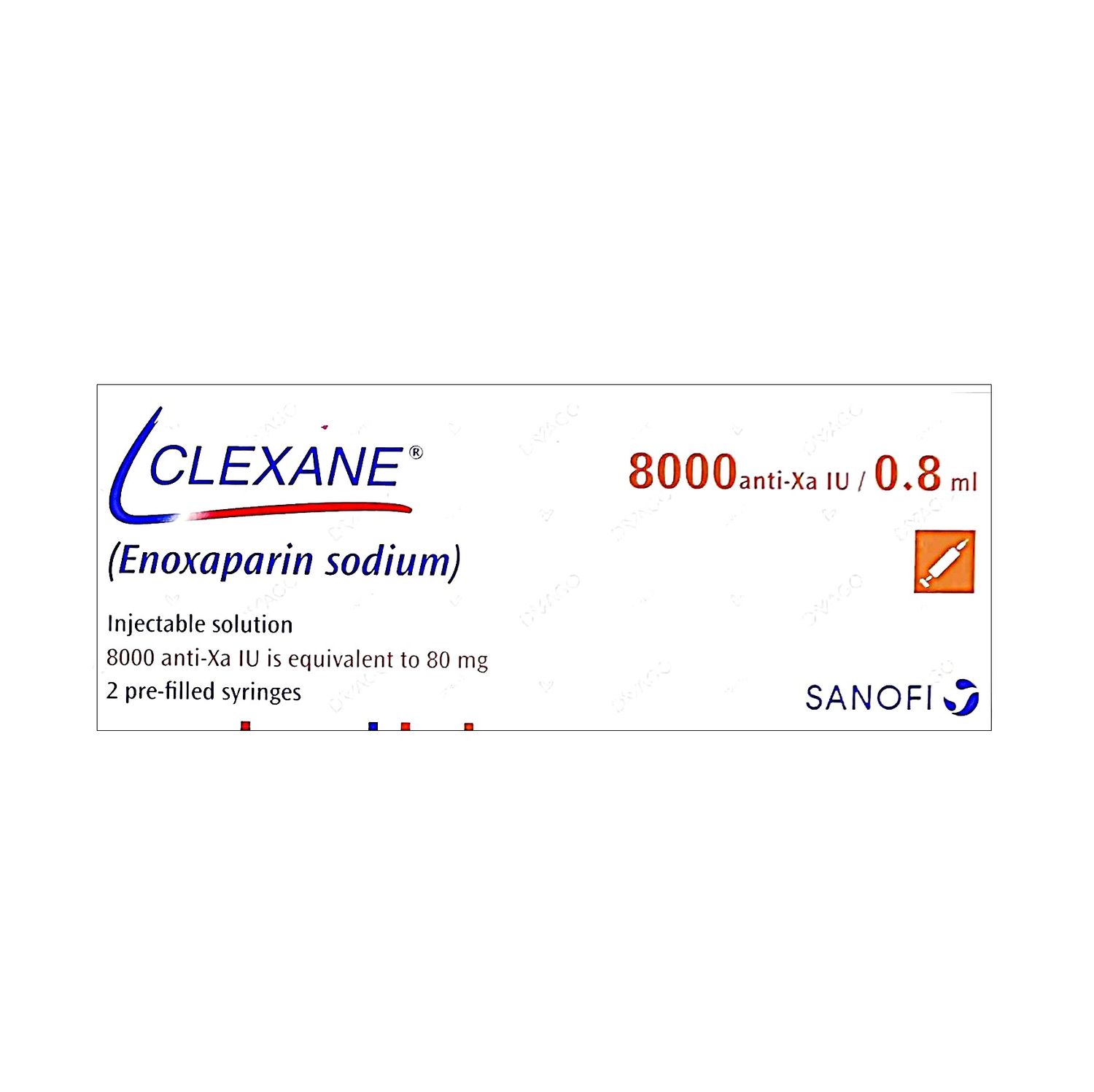 CLEXANE INJECTION 80 MG