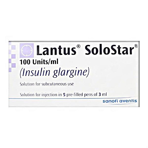 LANTUS SOLOSTAR 100 IU 5 PRE FILLED PEN X3 ML INJECTION