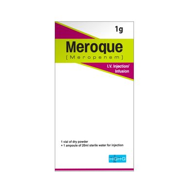MEROQUE I.V 1 GRAM INJECTION