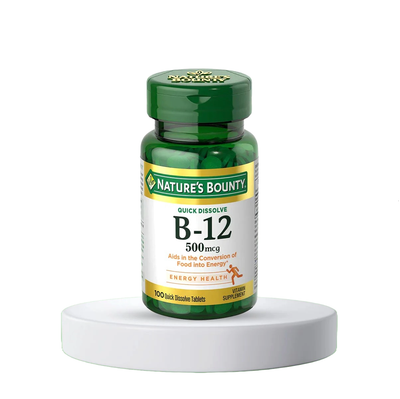 B 12 500MG TABLETS