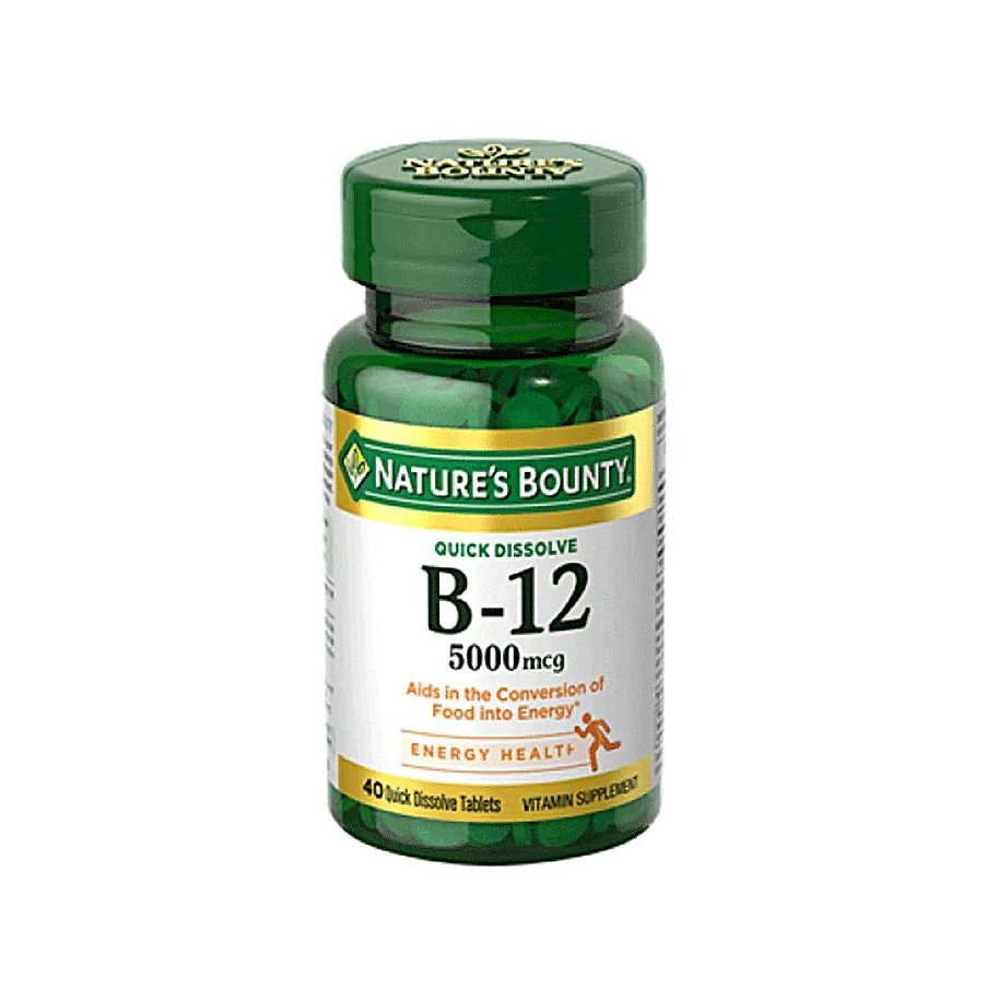 B 12 5000 MCG TABLETS