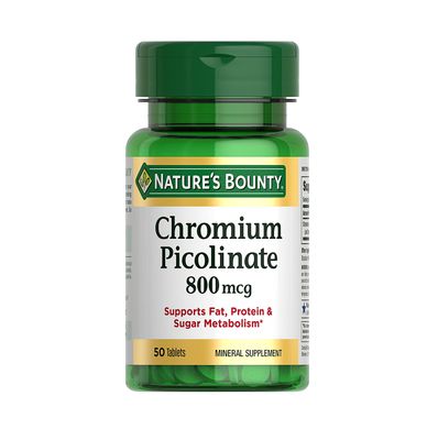 CHROMIUM PICOLINATE 800 MCG TABLETS