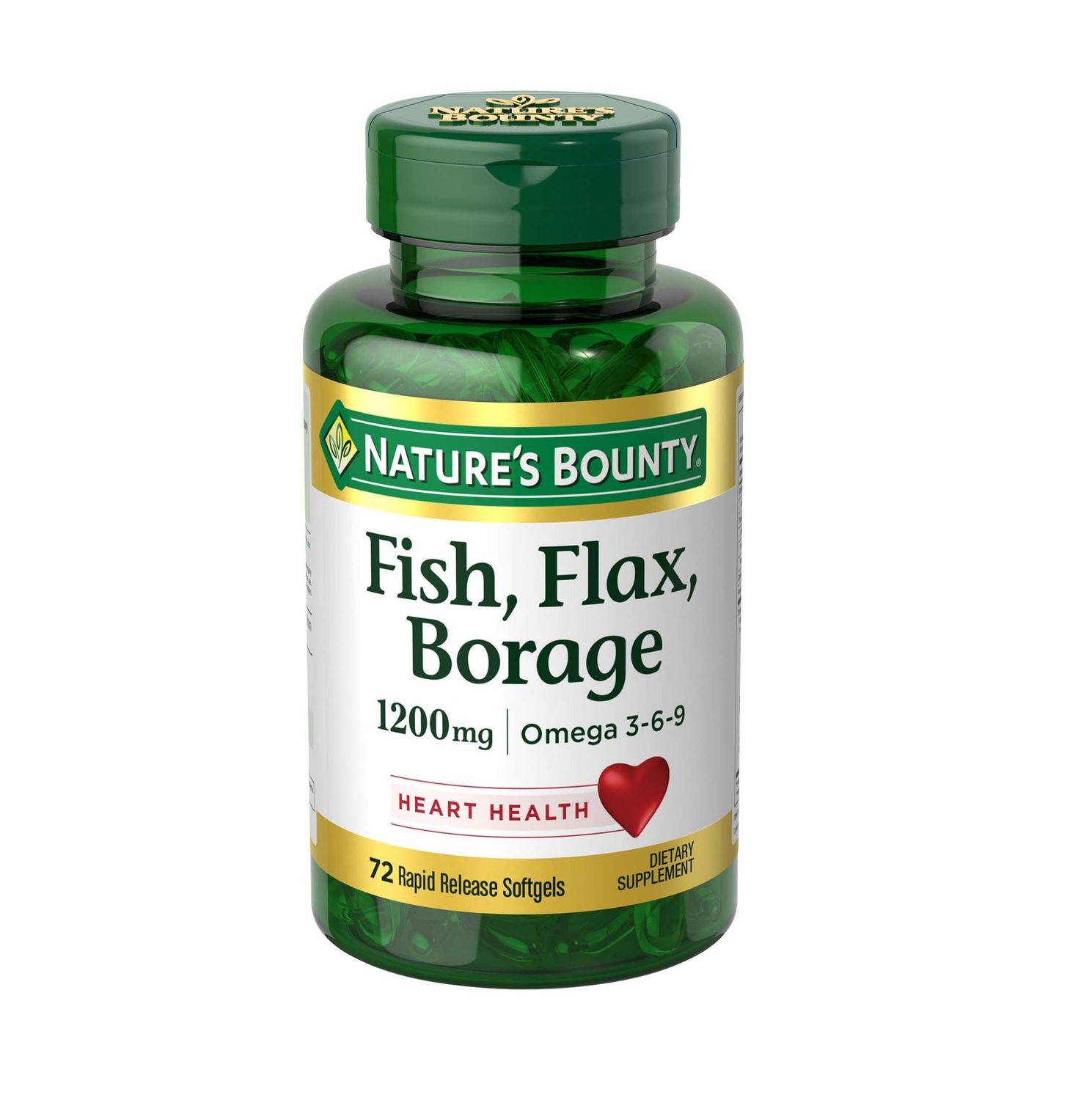 FISH FLAX BORAGE 1200MG CAPSULES