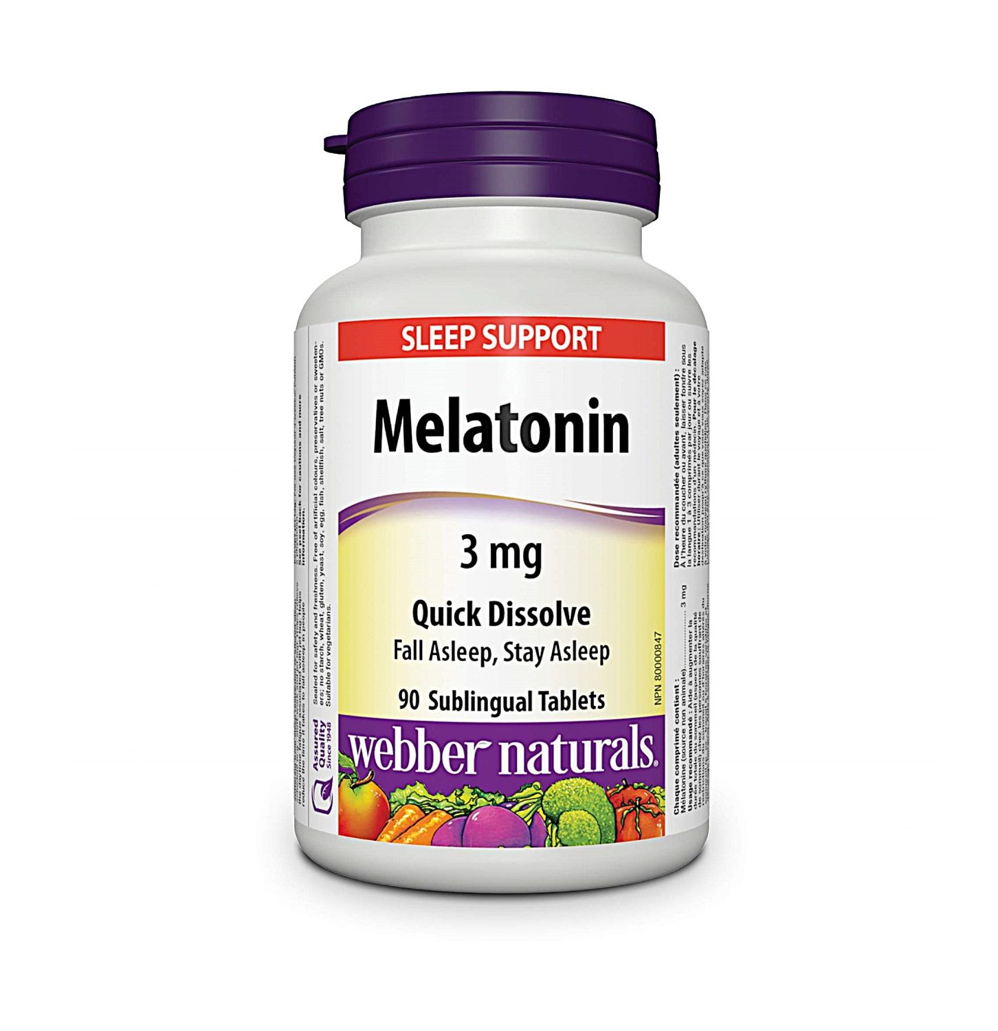 MELATONIN 3MG SUBLINGUAL TABLET