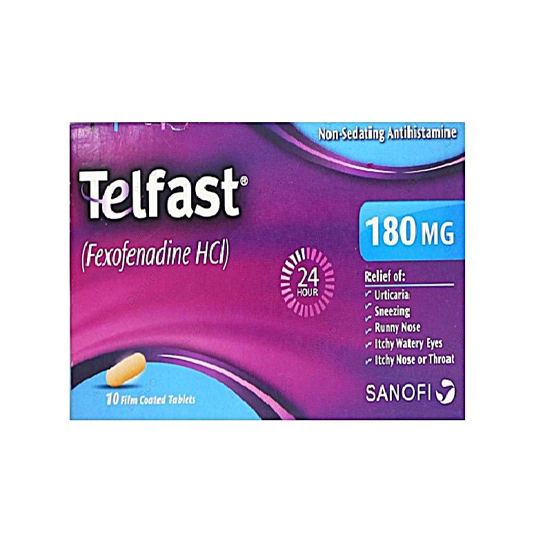 TELFAST 180 MG TABLET