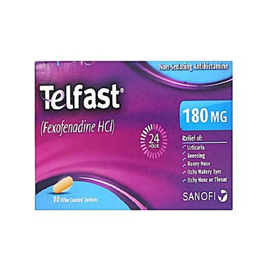 TELFAST 180 MG TABLET