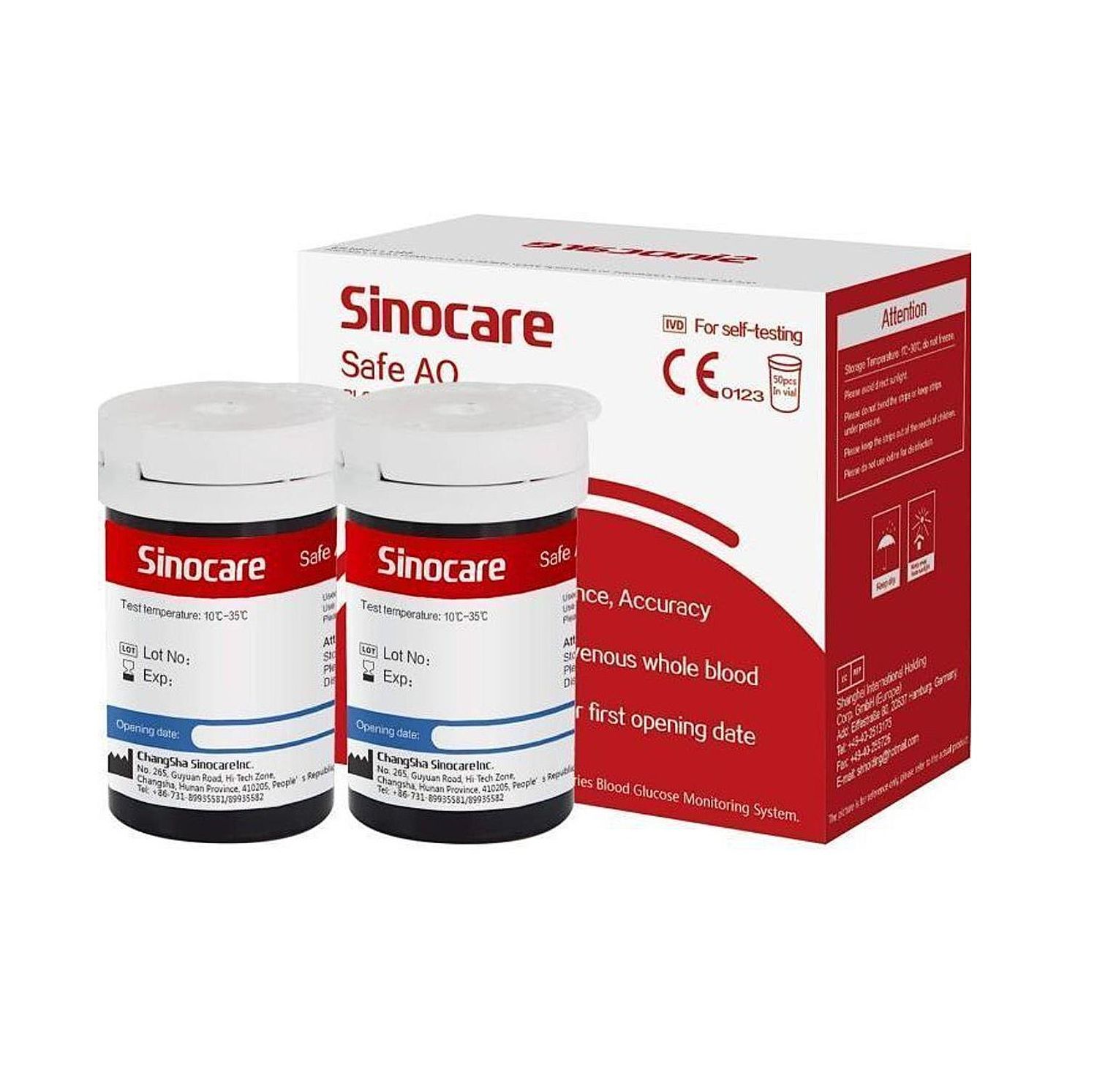 SINOCARE SAFE AQ STRIP