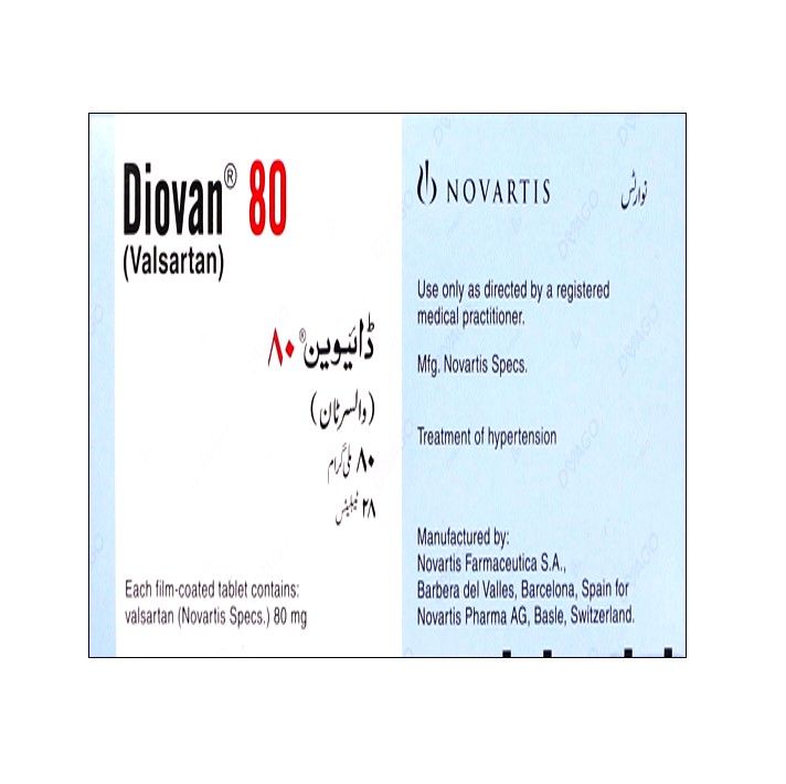 DIOVAN 80MG TABLET