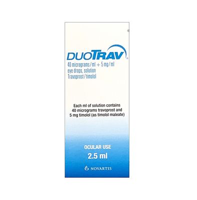 DUOTRAV 2.5ML EYE DROPS