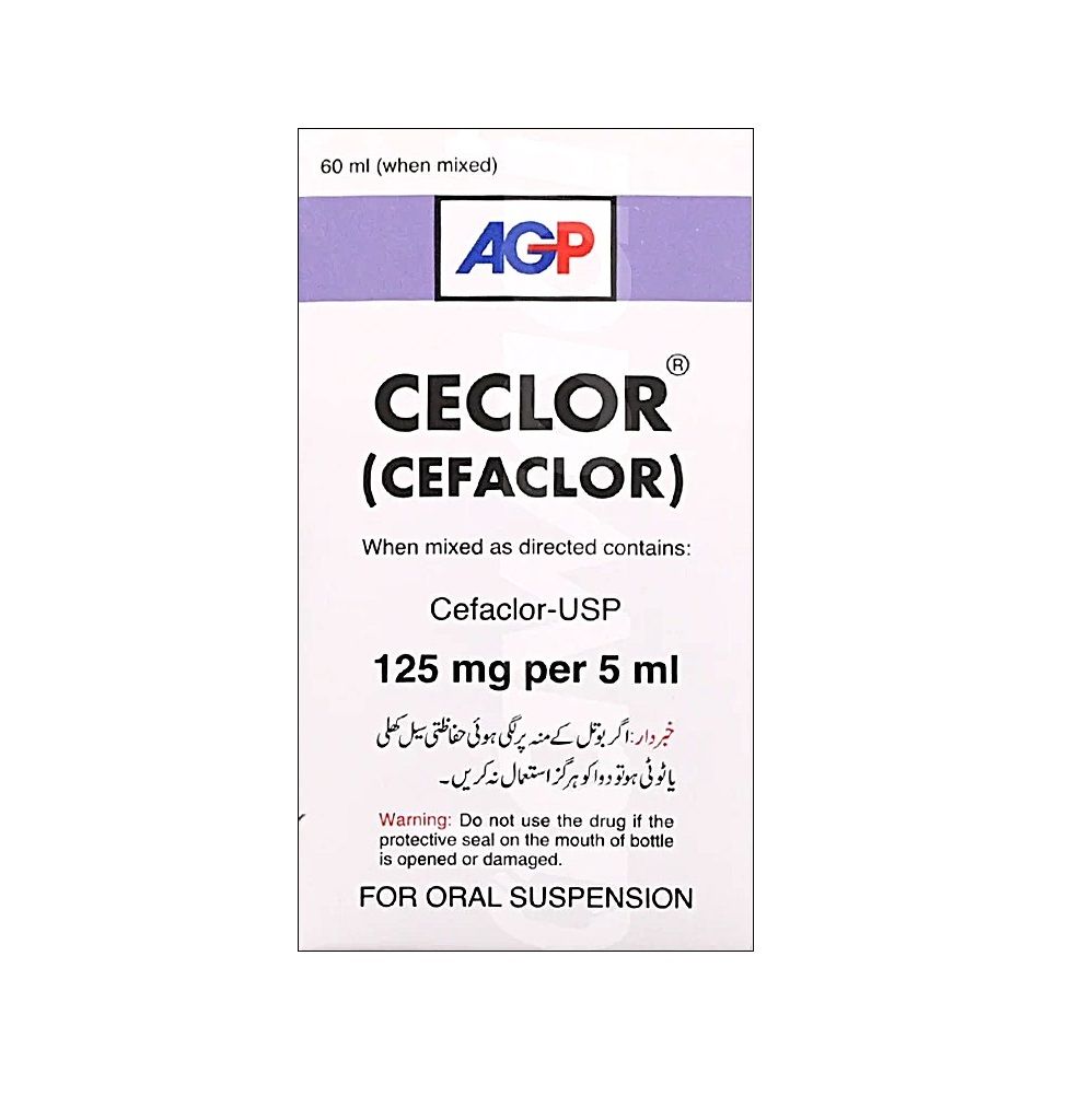 CECLOR  125MG 60ML SYRUP