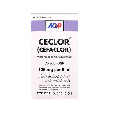 CECLOR  125MG 60ML SYRUP