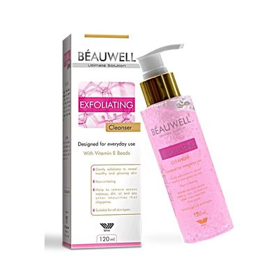 BEAUWELL EXFOLIATING CLEANSER 120ML