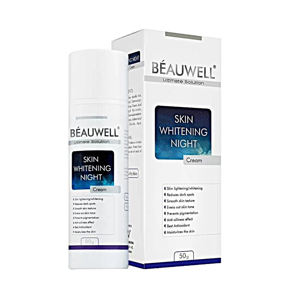 BEAUWELL SKIN WHITENING NIGHT CREAM 50 GRAM