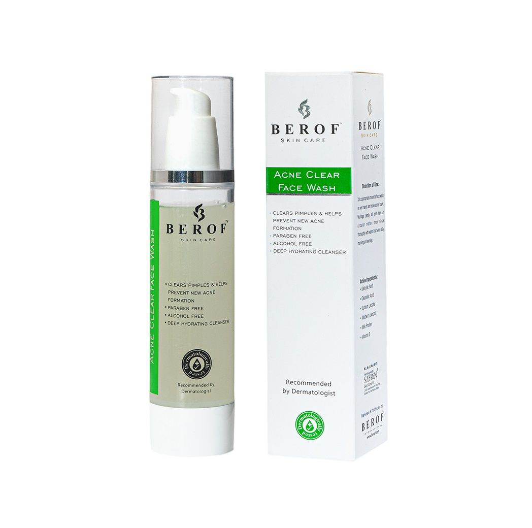 BEROF ACNE CLEAR FACE WASH 100ML