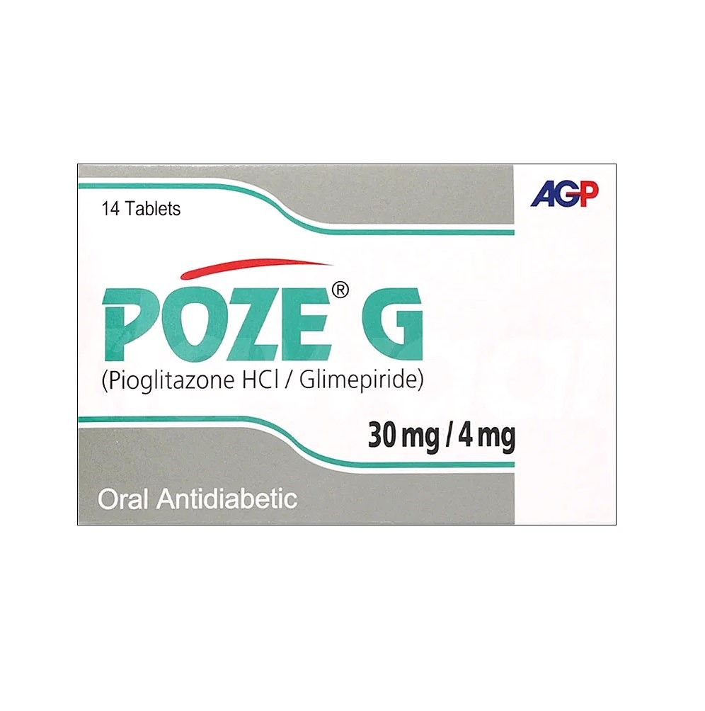 POZE G 30/4 MG TABLET