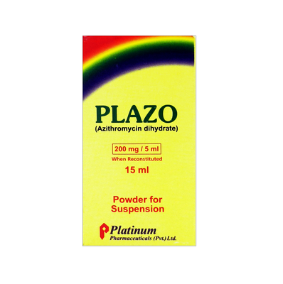 PLAZO 200 MG 15 ML SYRUP