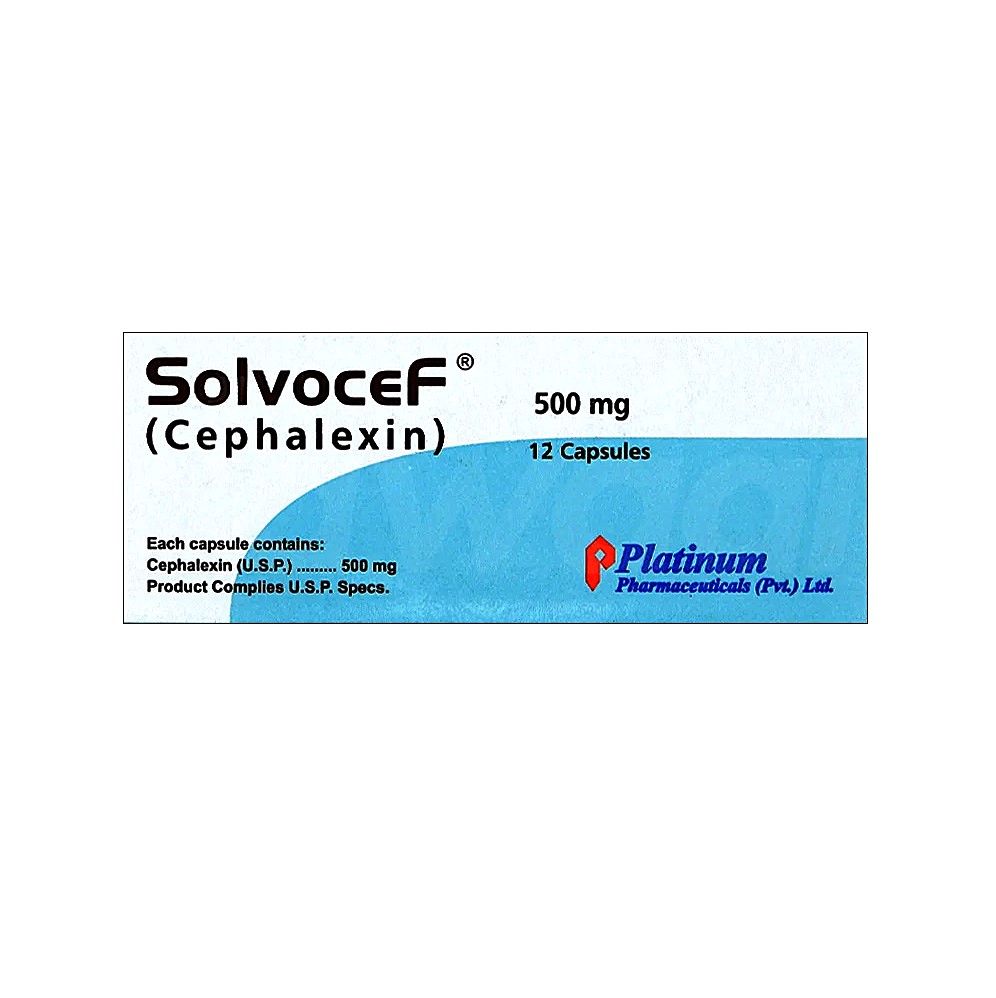 SOLVOCEF 500 MG CAPSULE