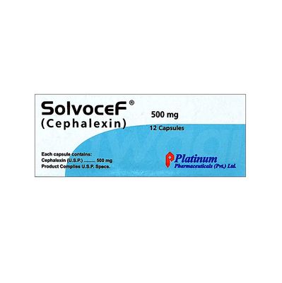 SOLVOCEF 500 MG CAPSULE