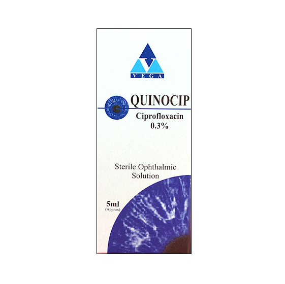 QUINOCIP 0.3% EYE DROP