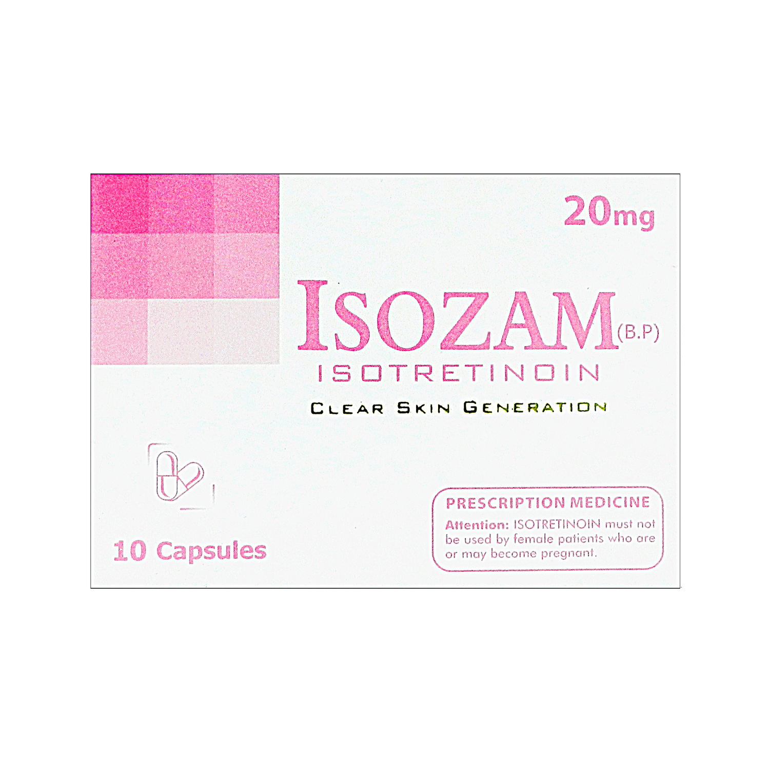 ISOZAM 20MG CAPSULE