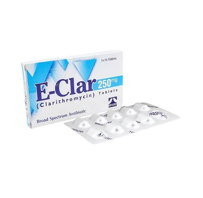 E CLAR 250 MG TABLET