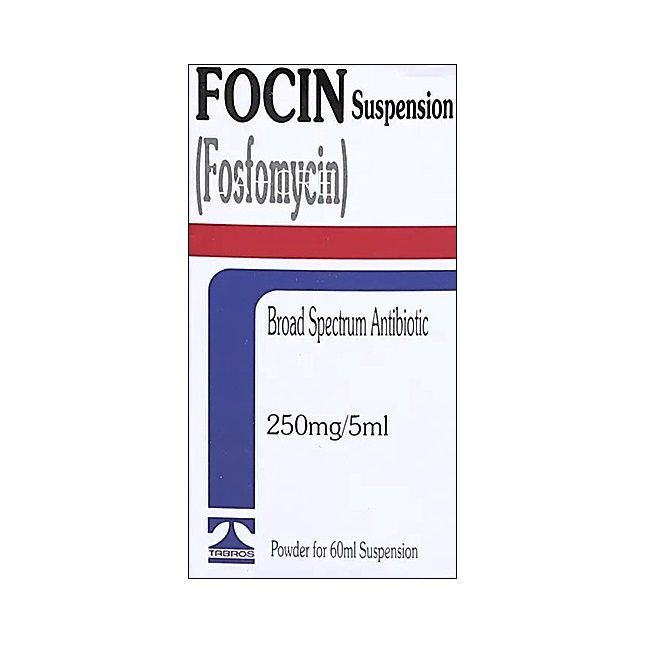 FOCIN 250 MG 60 ML SYRUP