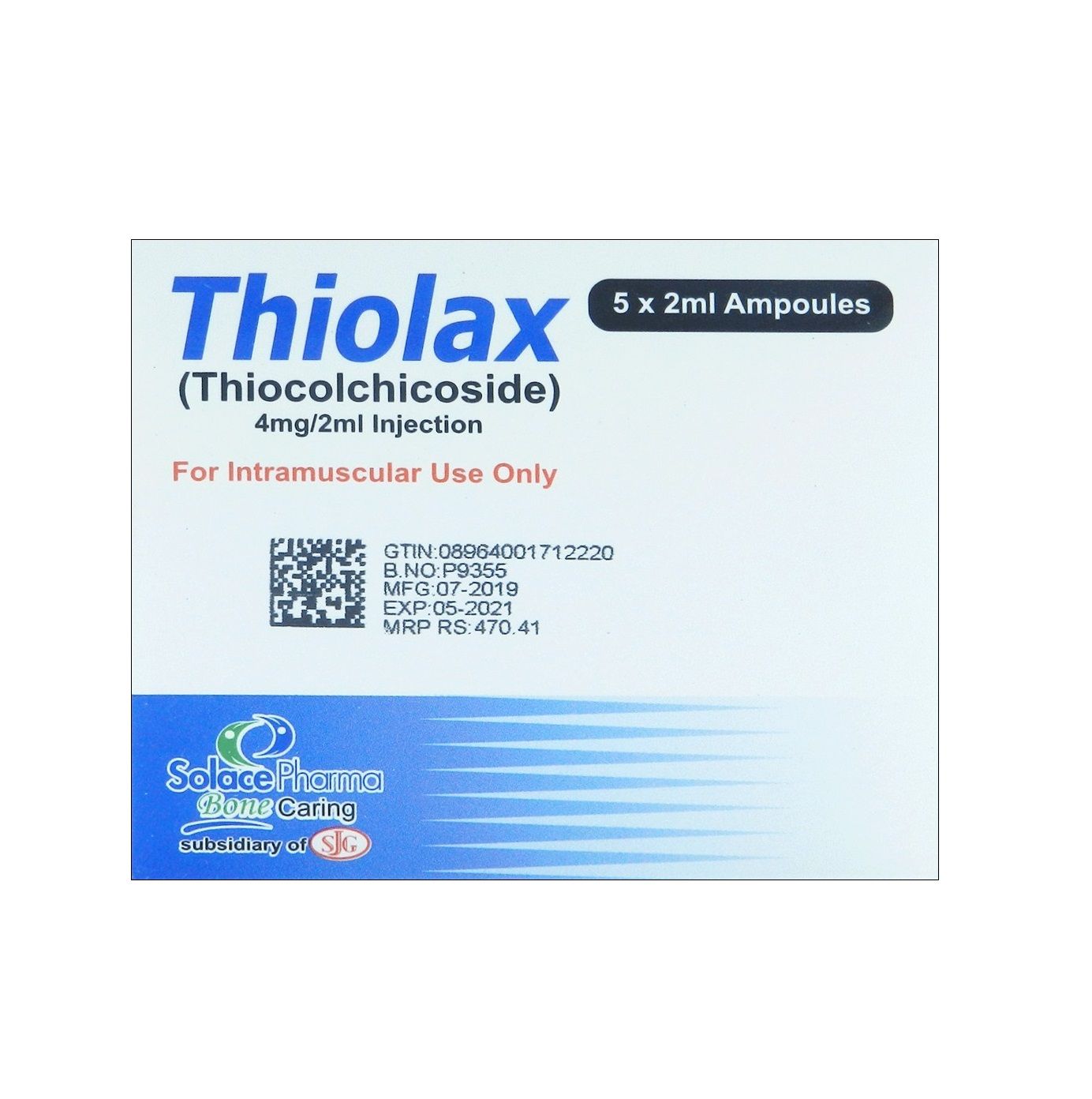 THIOLAX INJECTION