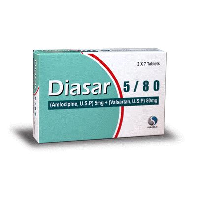 DIASAR 5/80 MG TABLET