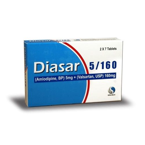 DIASAR 5/160 MG TABLET