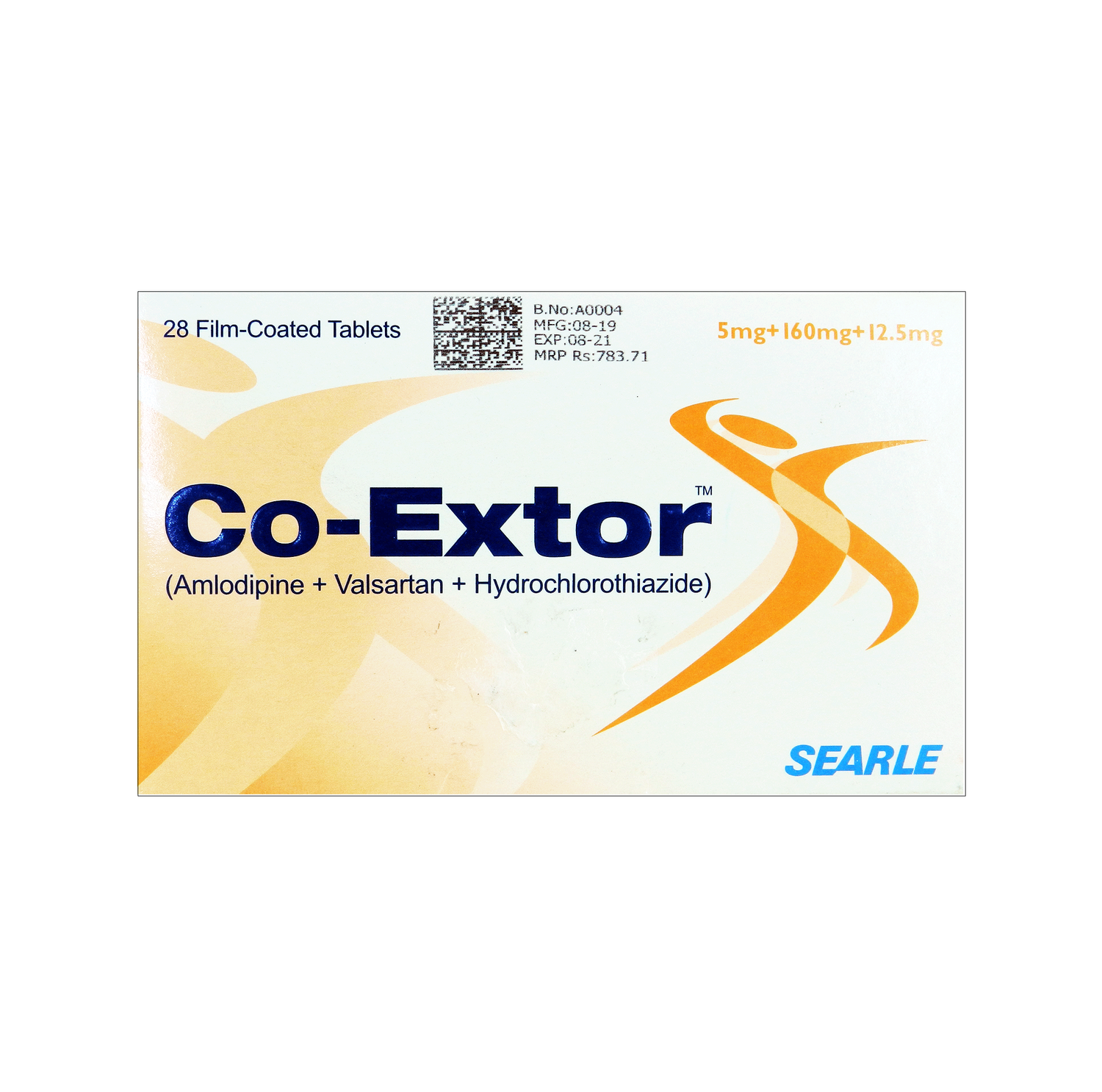 CO EXTOR 5MG+160MG+12.5MG