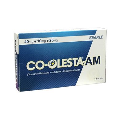 CO OLESTA AM 40+10+25MG TABLET