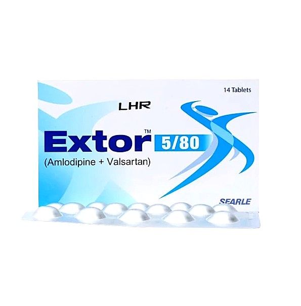 EXTOR 5/80 MG TABLET