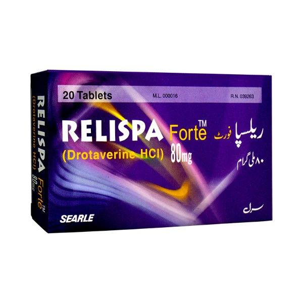 RELISPA FORTE 80 MG TABLET