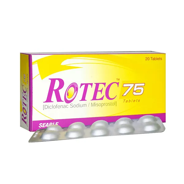 ROTEC  75 TABLET 70 MG