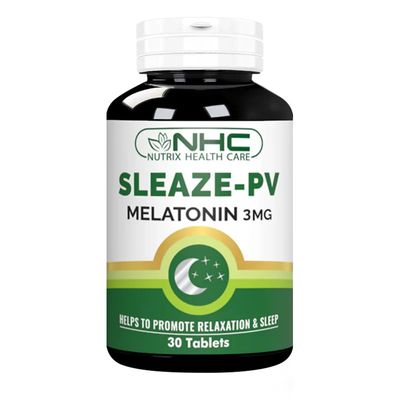 NHC MELATONIN 3MG (SLEAZE PV) TABLET
