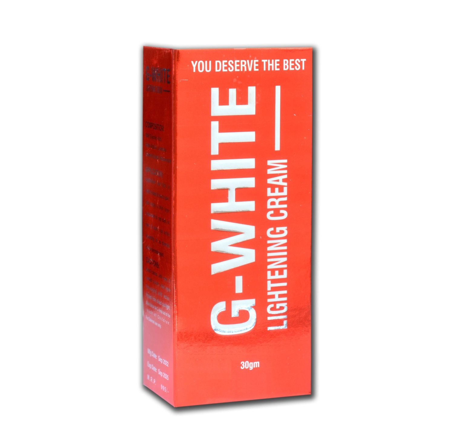 G WHITE 30 GRAM CREAM