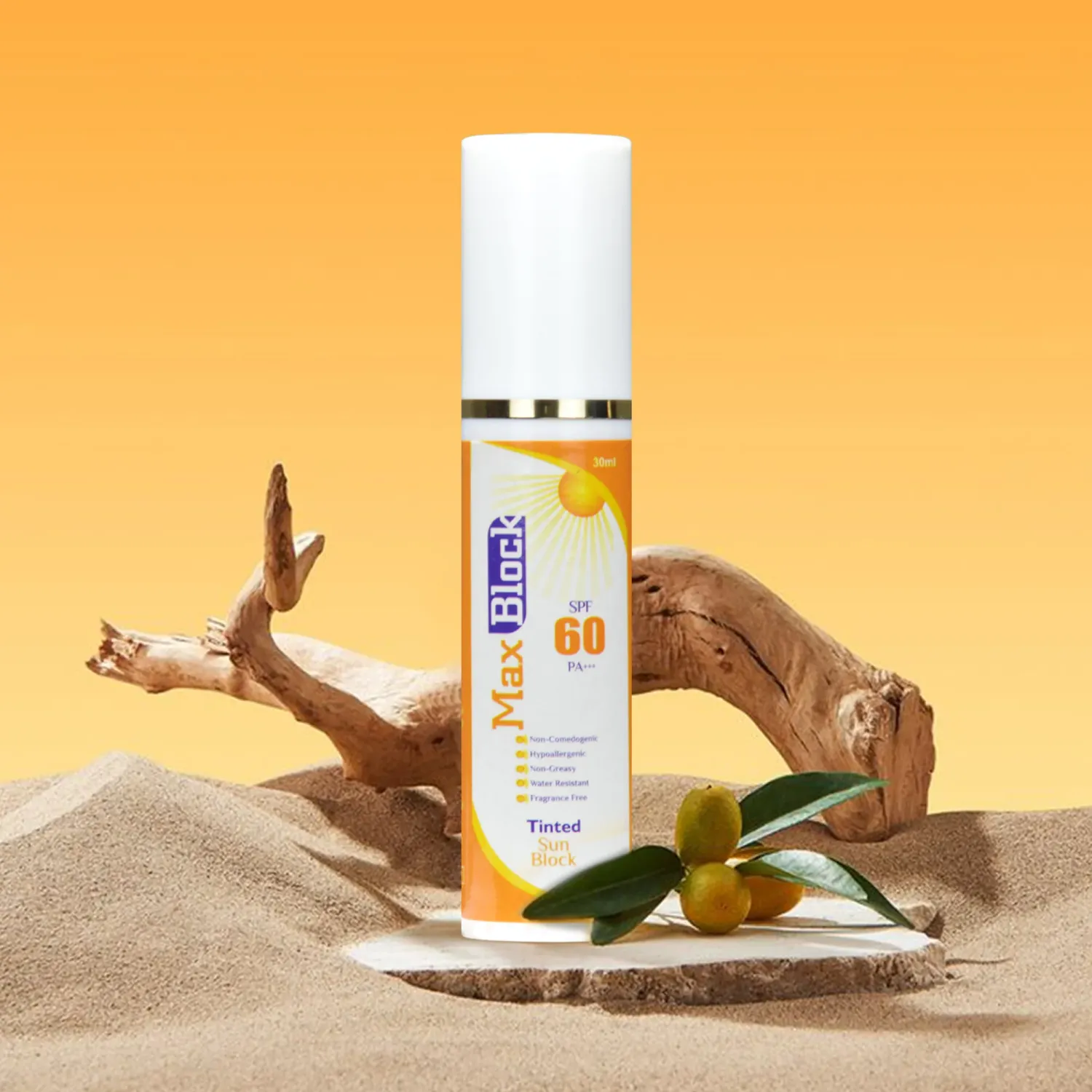 MAXBLOCK SPF60 TINTED SUN BLOCK 30ML