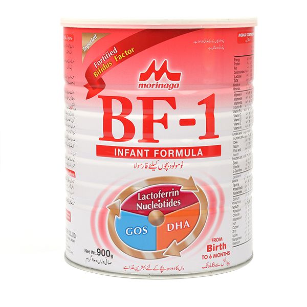 MORINAGA BF 1 MILK 900 GRAMS