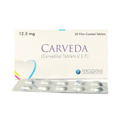 CARVEDA 12.5 MG TABLET