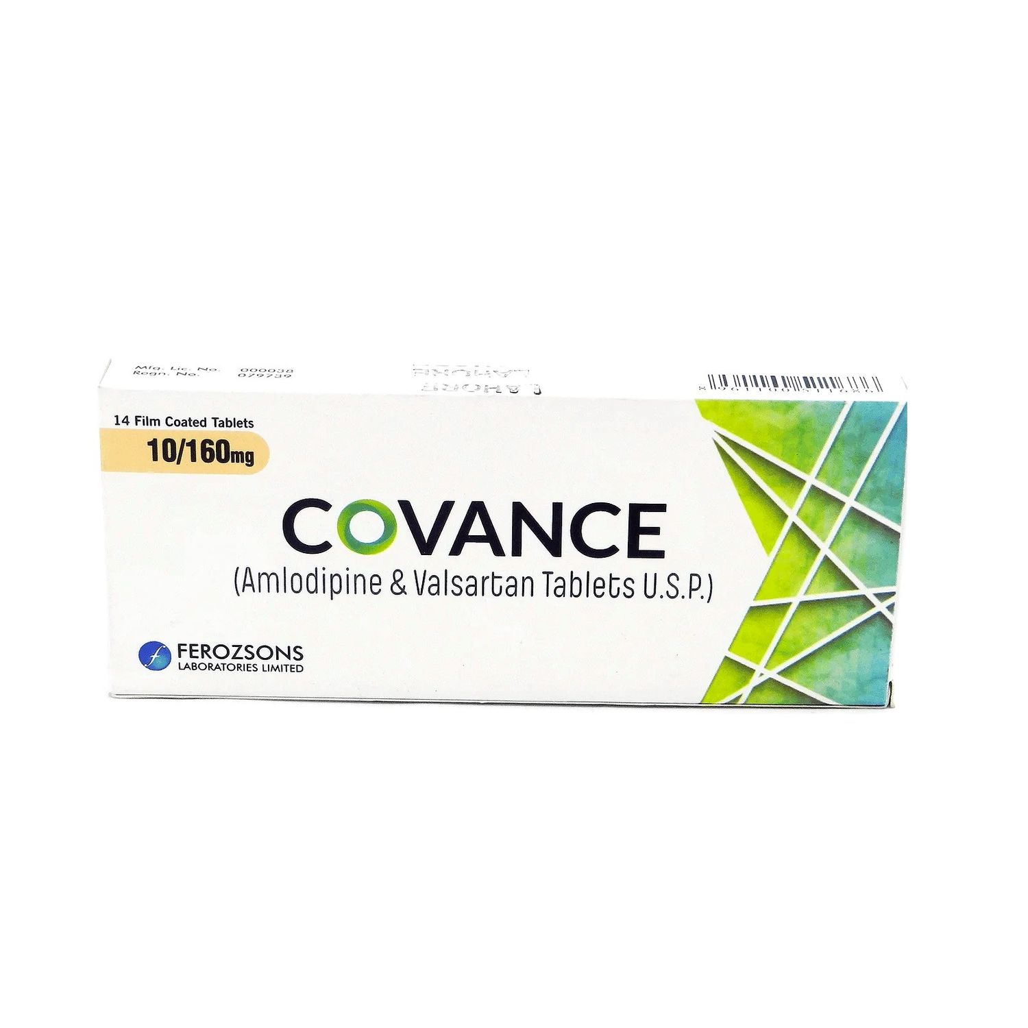 COVANCE 10/160MG TABLET