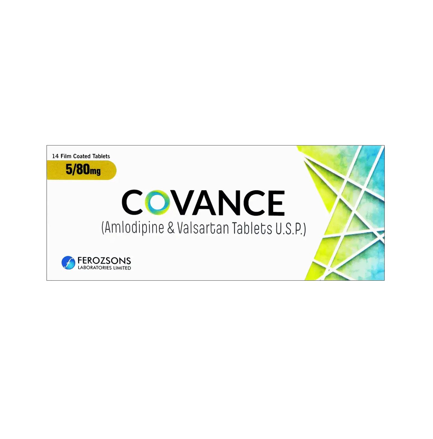 COVANCE 5/80MG TABLET