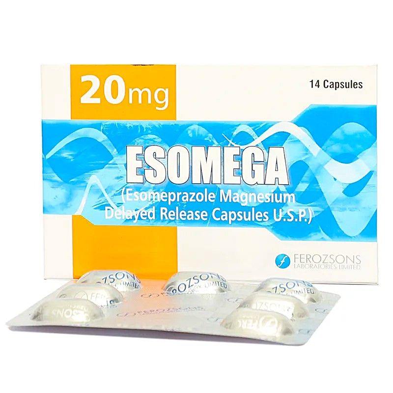 ESOMEGA 20 MG CAPSULE